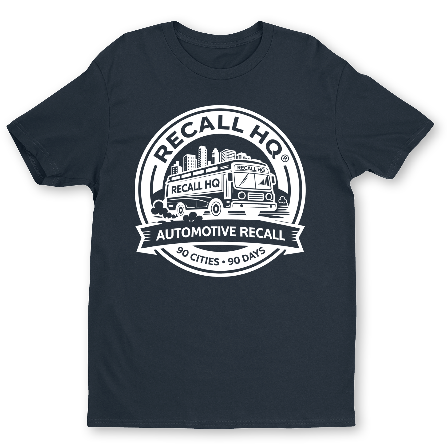 RecallHQ Roadshow Tour custom t-shirts